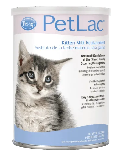 PetAg PetLac Kitten Milk Replacer Powder 10.5oz cat vitamins, cat immune support