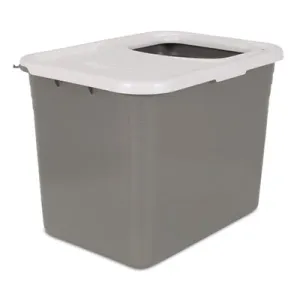 Petmate Top Entry Litter Pan cat essentials, basic cat supplies