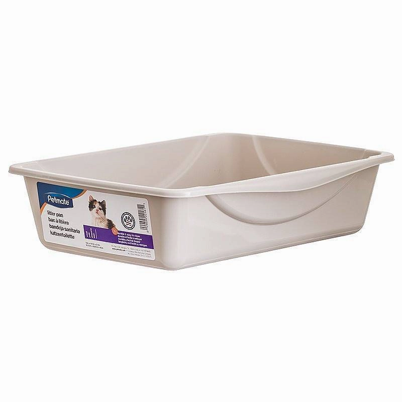 Petmate Litter Pan Small 14"L x 10.5"W x 3.5"H cat litter box,cat cage
