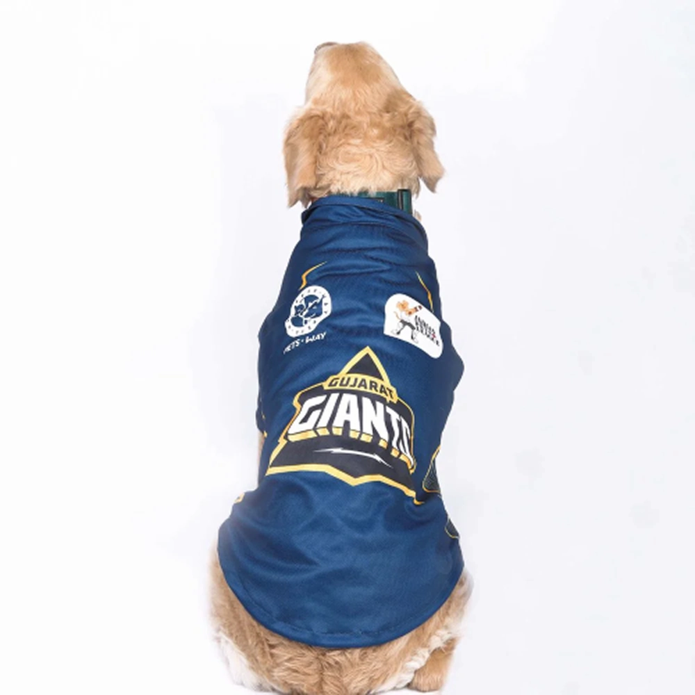 Pets Way Gujarat Giants IPL Jersey for Dogs and Cats (Blue)