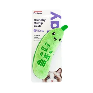 Petstages Crunchy Pickle Kicker Green | Cat adult cat food, best cat food for adults