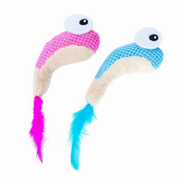 Petstages Dental Shrimpies Cat Toy