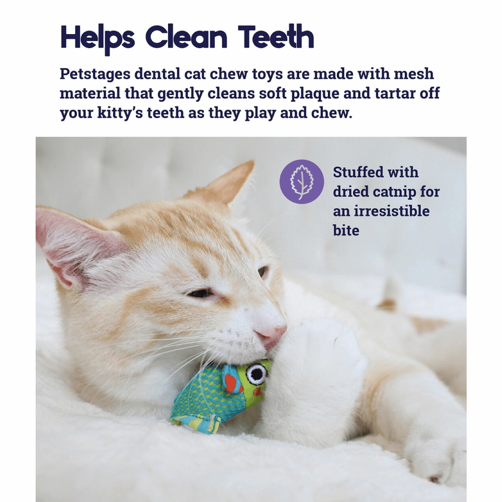 Petstages Hound Catnip Chew Mice Toy for Cats