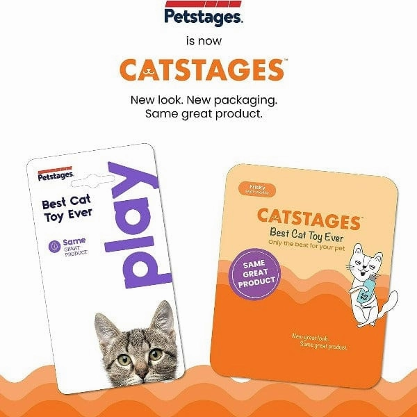 Petstages Orkakat Wiggle Worm Dental Cat Toy