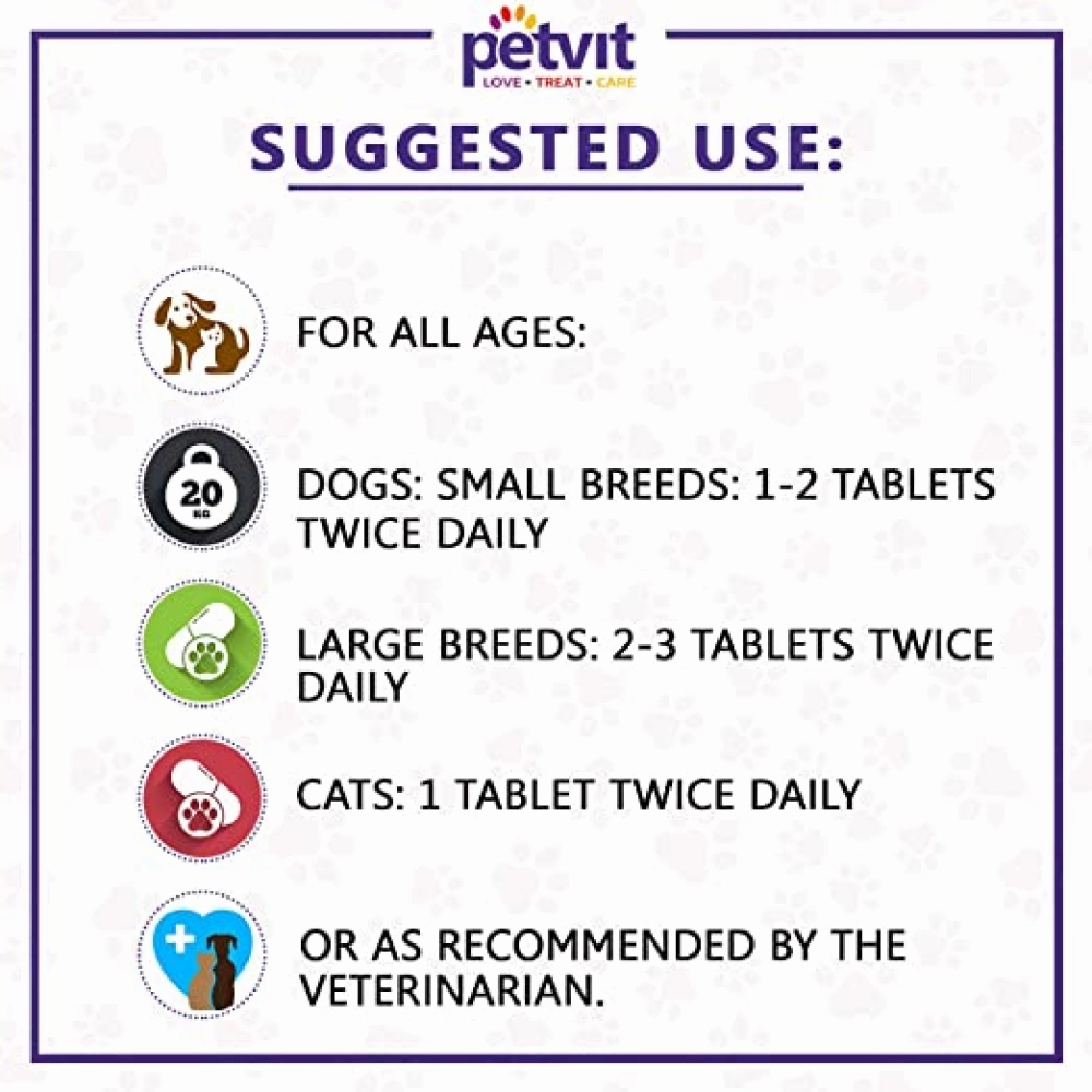 Petvit Calming Tablets for Dogs and Cats
