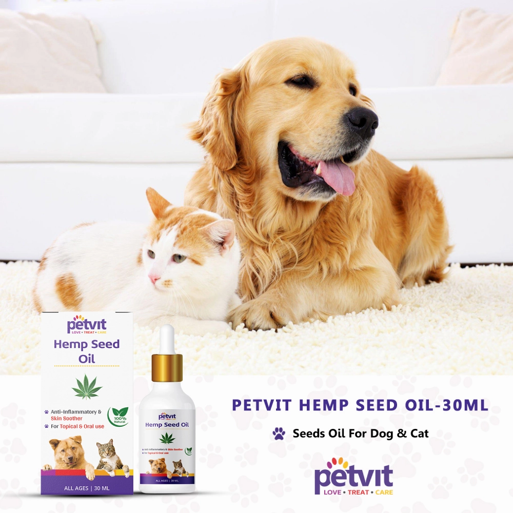 Petvit Hemp Seed Oil for Dogs and Cats
