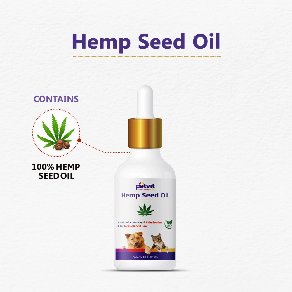 Petvit Hemp Seed Oil for Dogs and Cats