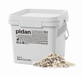 pidan 3-in-1 Blend Cat Litter, Pail | 5.2 kg cat litter scoop,litter box tools