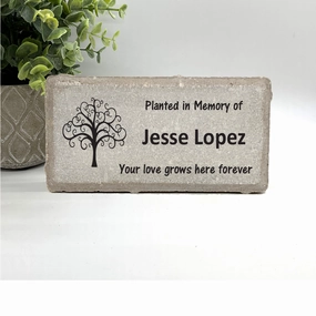 Planted in Memory of - Memorial Stone show poultry,grooming poultry