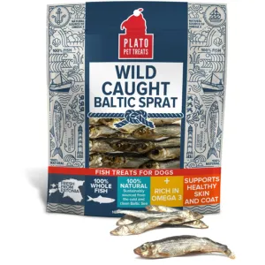 Plato  Fish Dog Treats crunchy cat treats, grain free cat treats