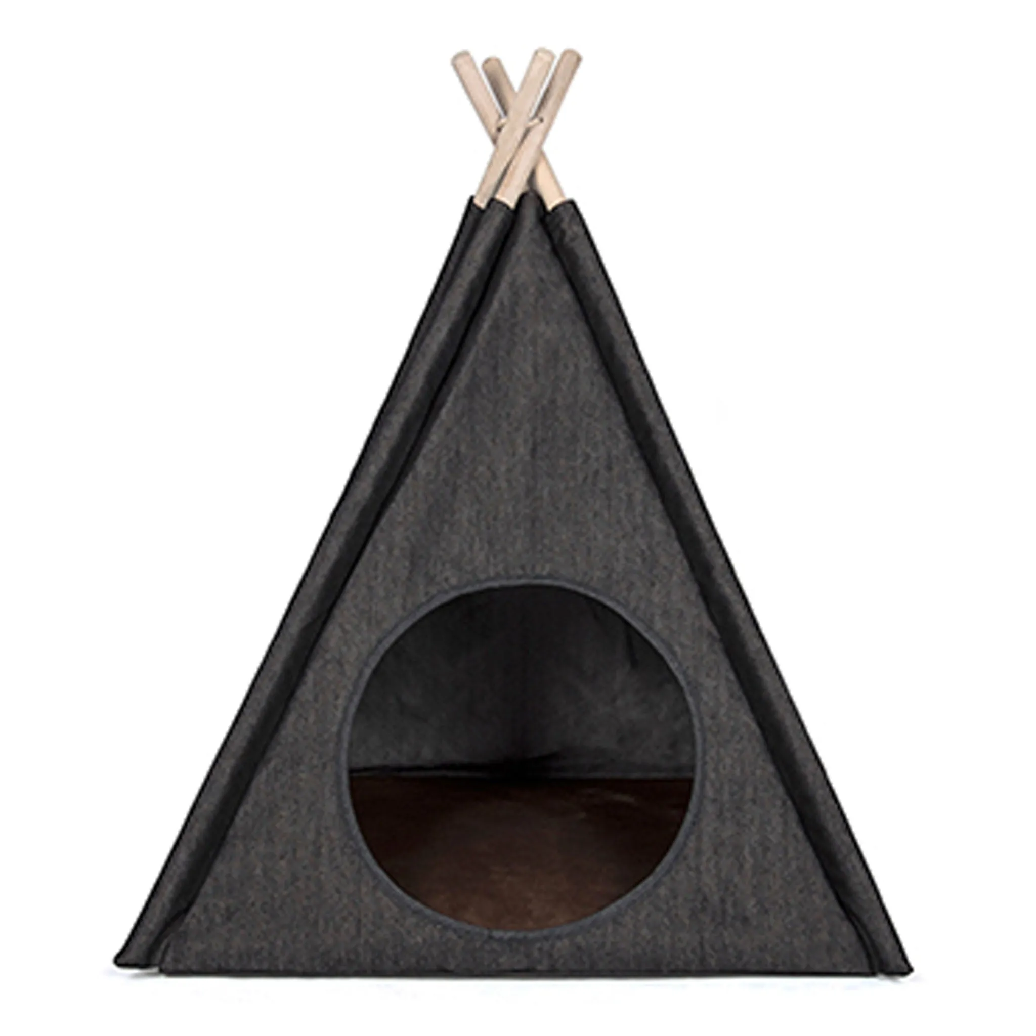 P.L.A.Y. Teepee Tent Urban Denim Dog and Cat Bed cat toys, cat supplies
