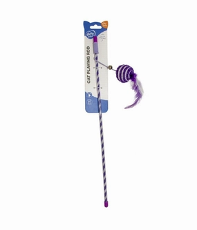 Playing Rod Catchy Glitter Ball cat toy set,cat teaser