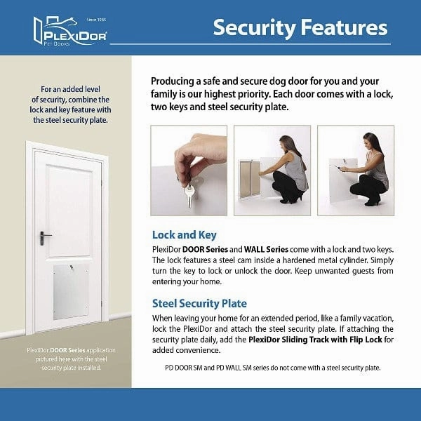 PlexiDor Wall Mount Performance Pet Doors