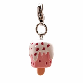 Poly 3-D Strawberry Ice Cream Dog Collar Charm dog collar charm,pet tag