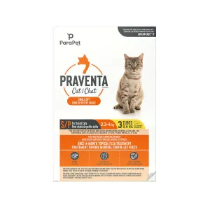 Praventa Topical Flea Protection Treatment for Cats cat vitamins, cat immune support