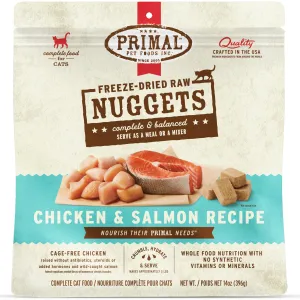Primal Freeze-Dried Chicken & Salmon Formula Cat Food - 14oz cat toys, cat supplies