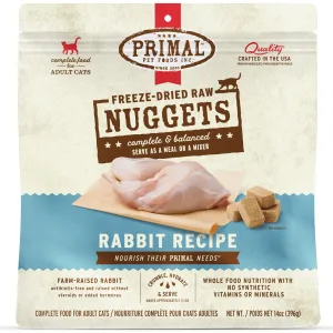 Primal Freeze-Dried Rabbit Cat Food cat toys, cat supplies