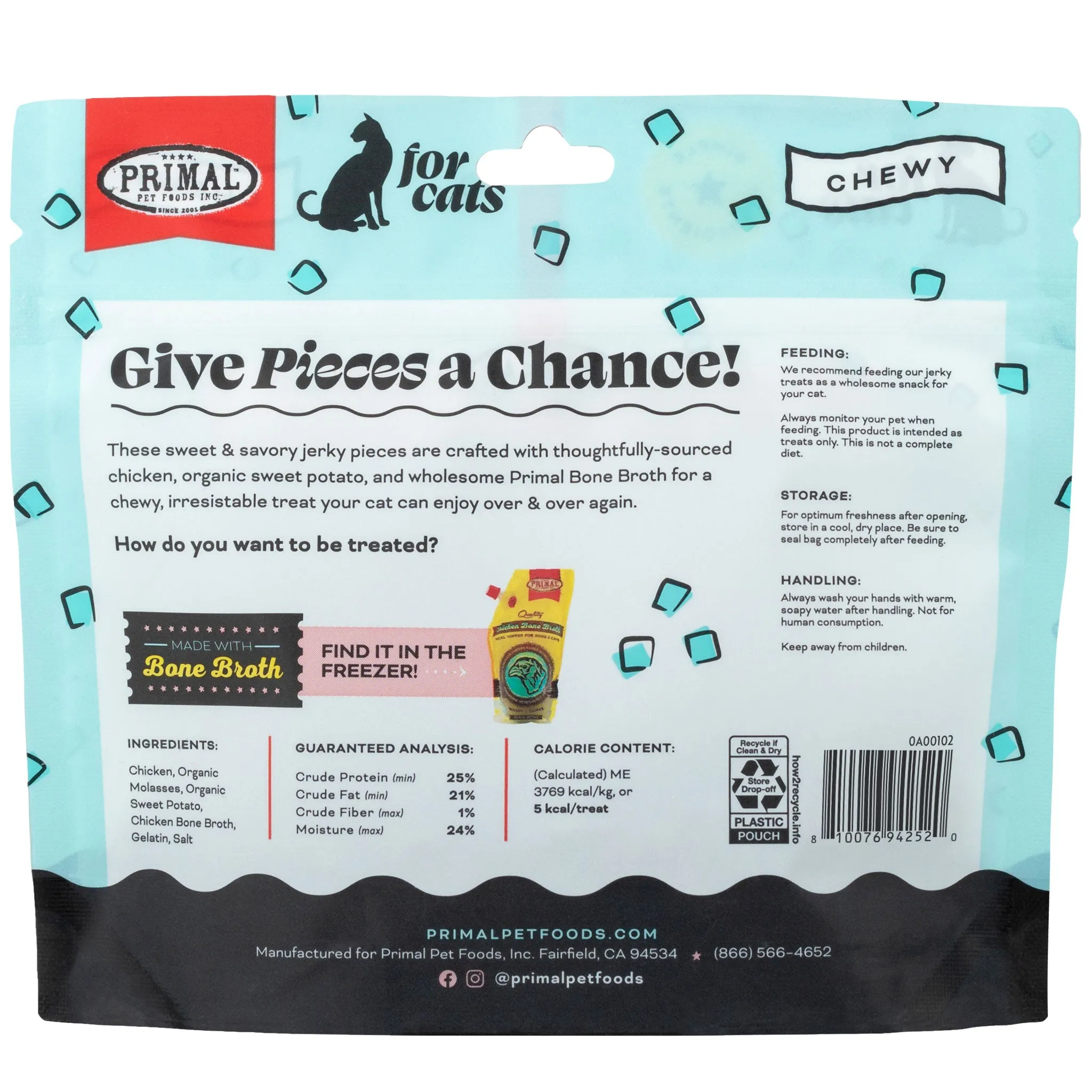 Primal Give Pieces A Chance Cat Chicken 4 oz
