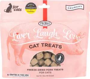 Primal Liver Laugh Love for Cats! Simply Pork Recipe Treats for Cat cat treats, soft cat treats
