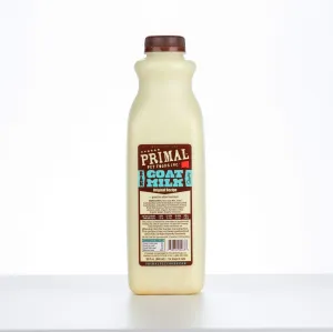 Primal Original Raw Frozen Goat Milk Bowl Booster for Cats and Dogs raw food for cats, raw meat cat diet