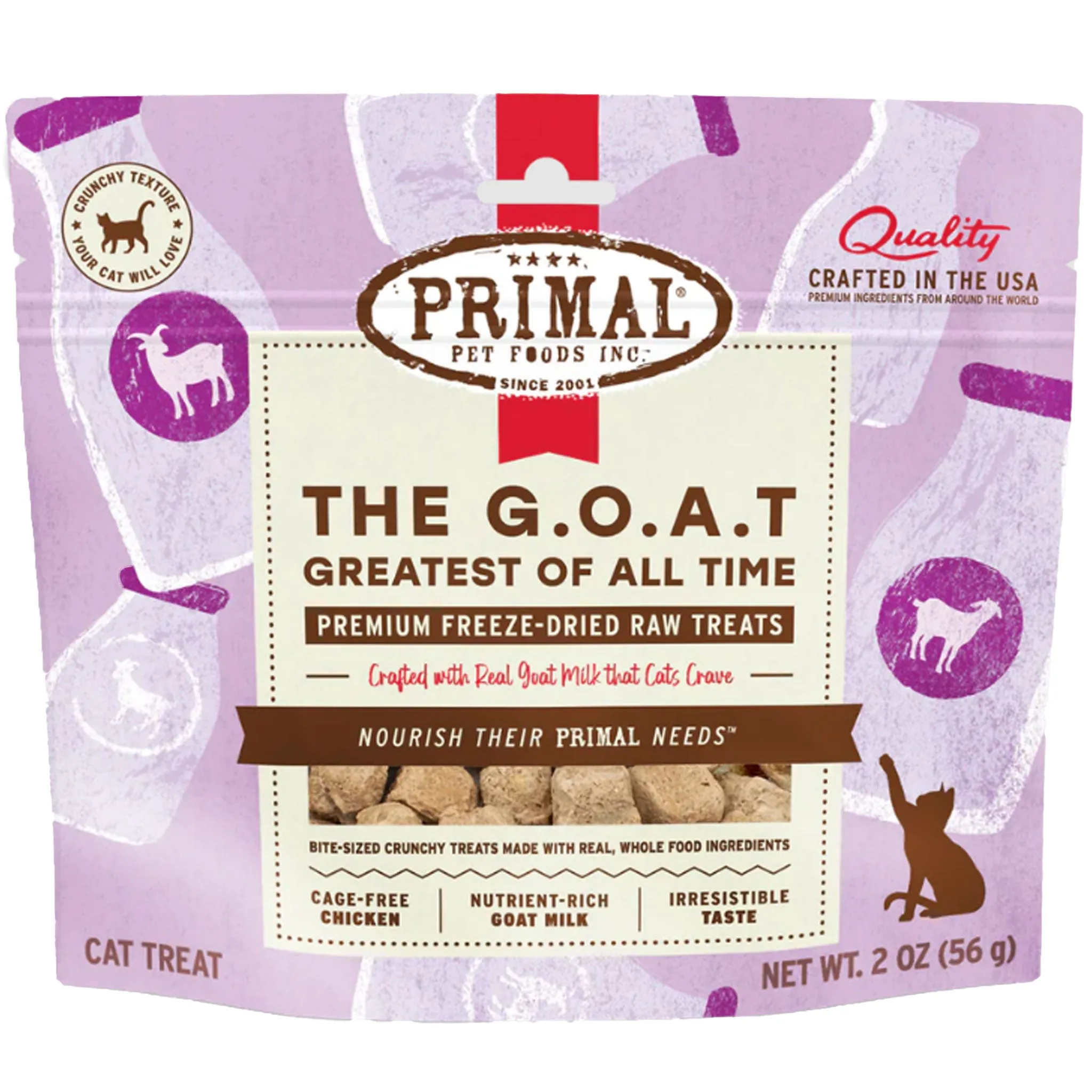 Primal The G.O.A.T. Chicken Cat Treats crunchy cat treats, grain free cat treats