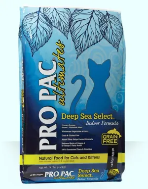 Pro Pac Ultimates Deep Sea Select Indoor Formula for Cats healthy cat food, premium dry cat food