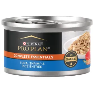 PRO PLAN Complete Essentials Tuna & Shrimp in Gravy 85g dry cat food, cat kibble