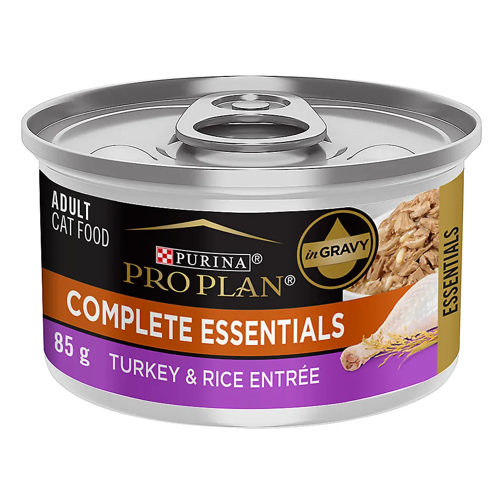 PRO PLAN Complete Essentials Turkey & Rice Entre 85g dry cat food, cat kibble
