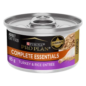 PRO PLAN Complete Essentials Turkey & Rice Entre 85g dry cat food, cat kibble
