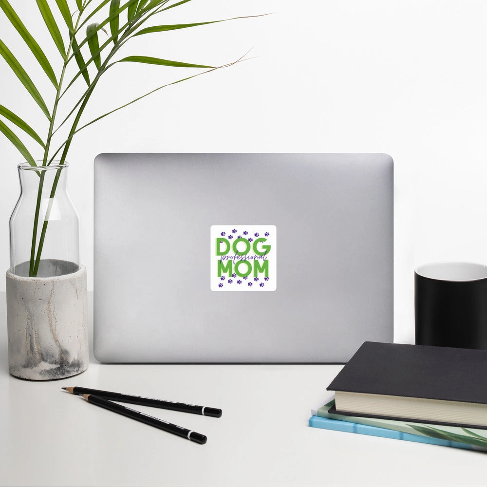 Professional Dog Mom vinyl sticker