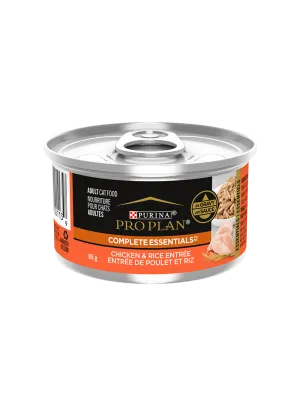 ProPlan Cat  Chicken & Rice Entre in Gravy 3oz adult cat food, best cat food for adults