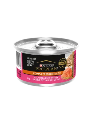 ProPlan Cat Salmon & Rice Entree 3oz adult cat food, best cat food for adults
