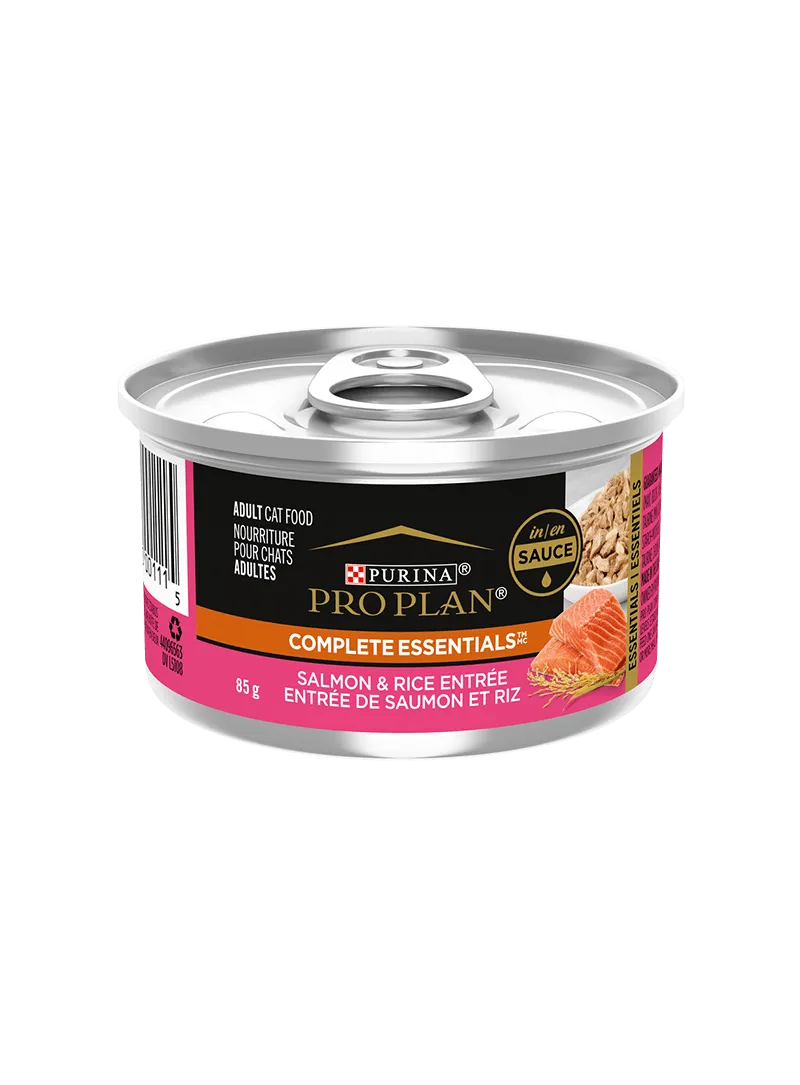 ProPlan Cat Salmon & Rice Entree 3oz adult cat food, best cat food for adults