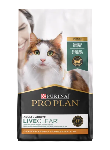 Proplan LiveClear Cat Chicken & Rice dry cat food, cat kibble
