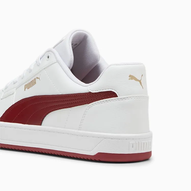 PUMA MEN'S CAVEN 2.0 WHITE/RED SNEAKER SHOES Cothing_Mens-Puma