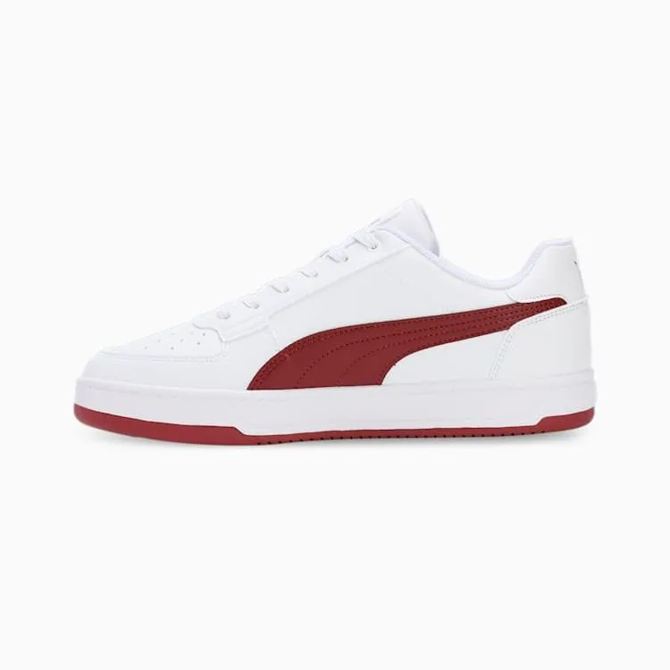 PUMA MEN'S CAVEN 2.0 WHITE/RED SNEAKER SHOES Cothing_Mens-Puma