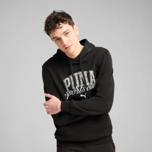 PUMA MEN'S CLASS FRENCH TERRY BLACK HOODIE Cothing_Mens-Puma