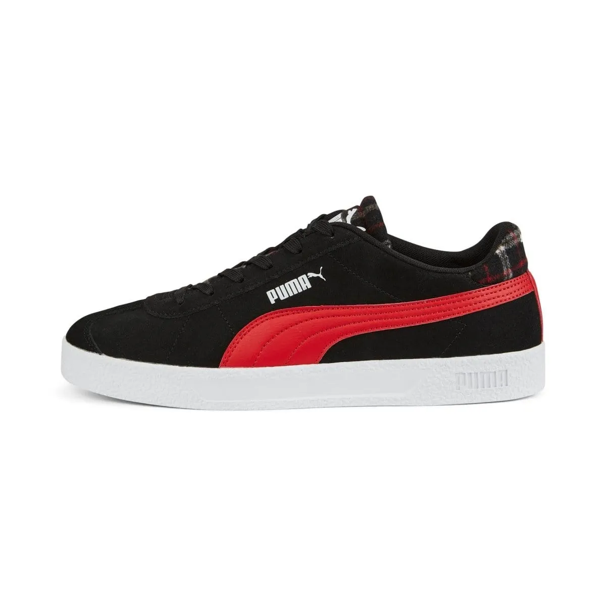 PUMA MEN'S CLUB BLACK/RED SHOE Cothing_Mens-Puma