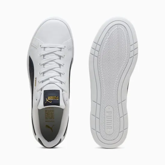 PUMA MEN'S COURT CLASSICO WHITE/BLACK SNEAKER SHOES Cothing_Mens-Puma