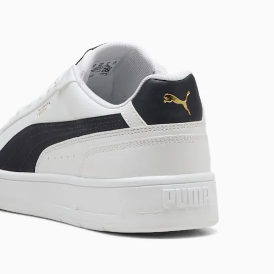 PUMA MEN'S COURT CLASSICO WHITE/BLACK SNEAKER SHOES Cothing_Mens-Puma