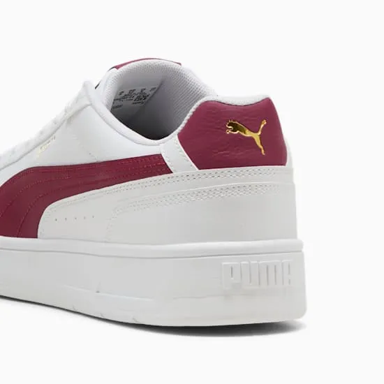 PUMA MEN'S COURT CLASSICO WHITE/RED SNEAKER SHOES Cothing_Mens-Puma