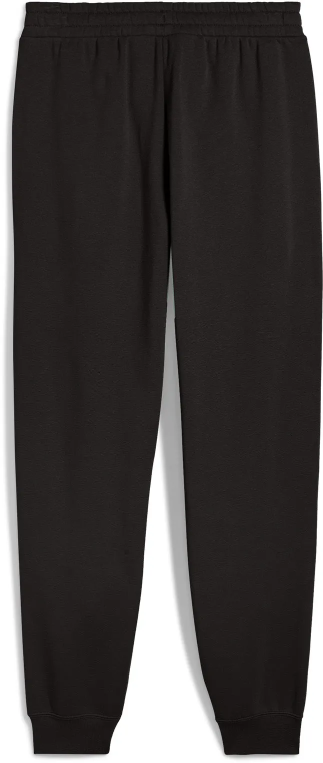 PUMA MEN'S ESSENTALS LOGO FLEECE BLACK TRACKPANTS Cothing_Mens-Puma
