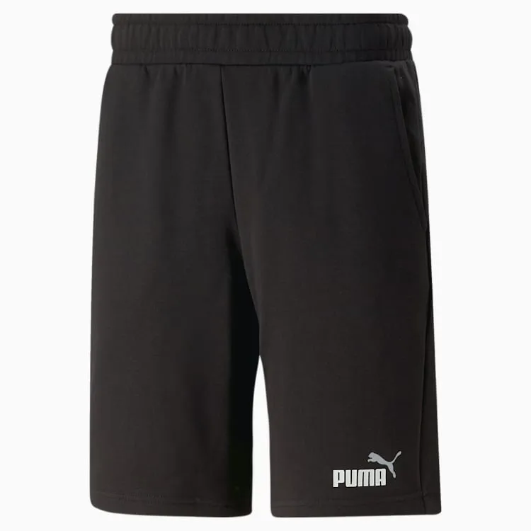 PUMA MEN'S ESSENTIALS 2TONE BLACK SHORT Cothing_Mens-Puma