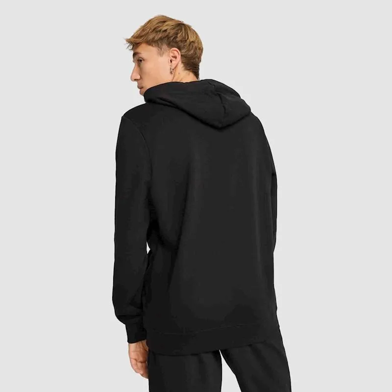 PUMA MEN'S ESSENTIALS BIG LOGO FLEECE BLACK HOODIE Cothing_Mens-Puma