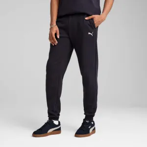 PUMA MEN'S ESSENTIALS FLEECE NAVY TRACKPANTS Cothing_Mens-Puma