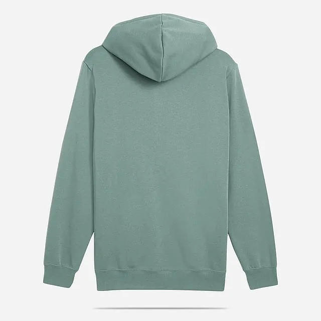 PUMA MEN'S ESSENTIALS LOGO FLEECE GREEN MOON HOODIE Cothing_Mens-Puma