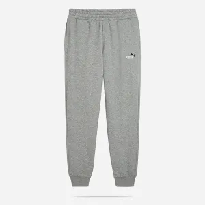 PUMA MEN'S ESSENTIALS LOGO FLEECE GREY SWEATPANT Cothing_Mens-Puma