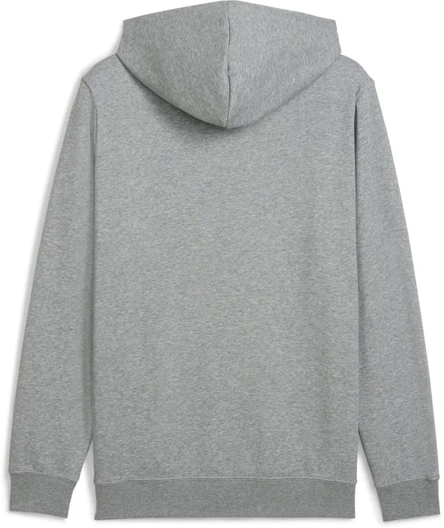 PUMA MEN'S ESSENTIALS SMALL LOGO GREY HOODIE Cothing_Mens-Puma