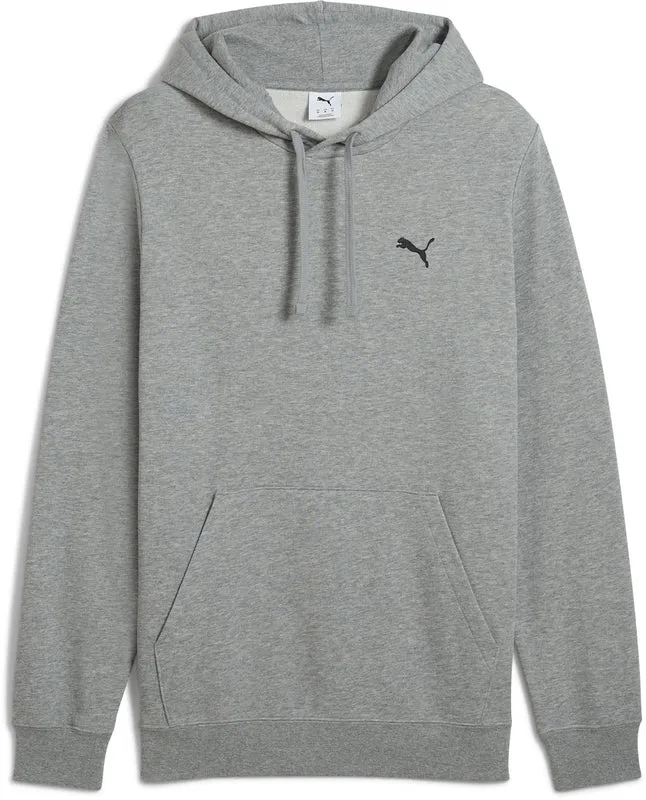 PUMA MEN'S ESSENTIALS SMALL LOGO GREY HOODIE Cothing_Mens-Puma