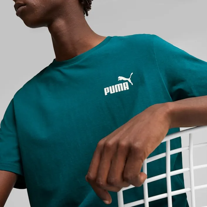 PUMA MEN'S ESSENTIALS TAPE GREEN TEE Cothing_Mens-Puma